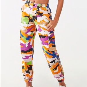 Colorful Camo Joggers